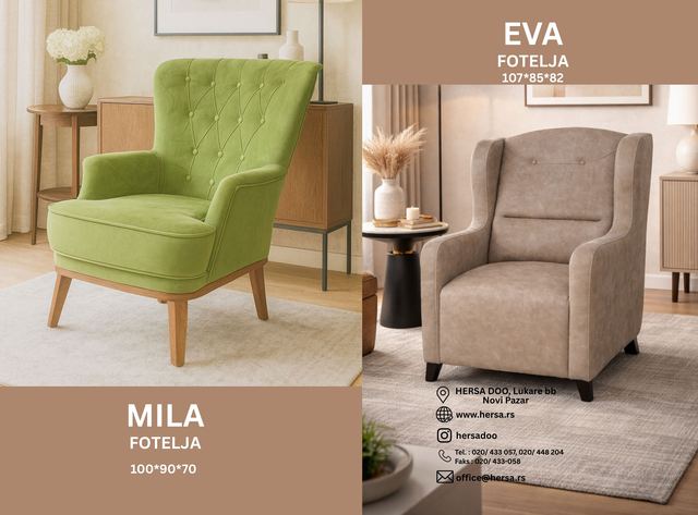 Mila i Eva - Hersa Fotelja
