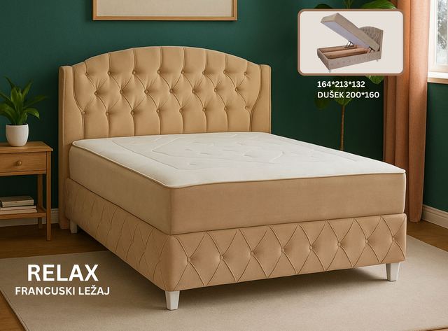 Relax - Hersa Francuski ležaj