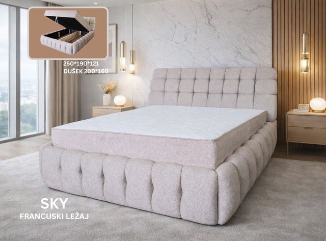 Sky - Hersa Francuski ležaj